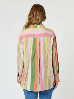 Collection of Threadz Spice Stripe Shirt - Spice in a gallery layout