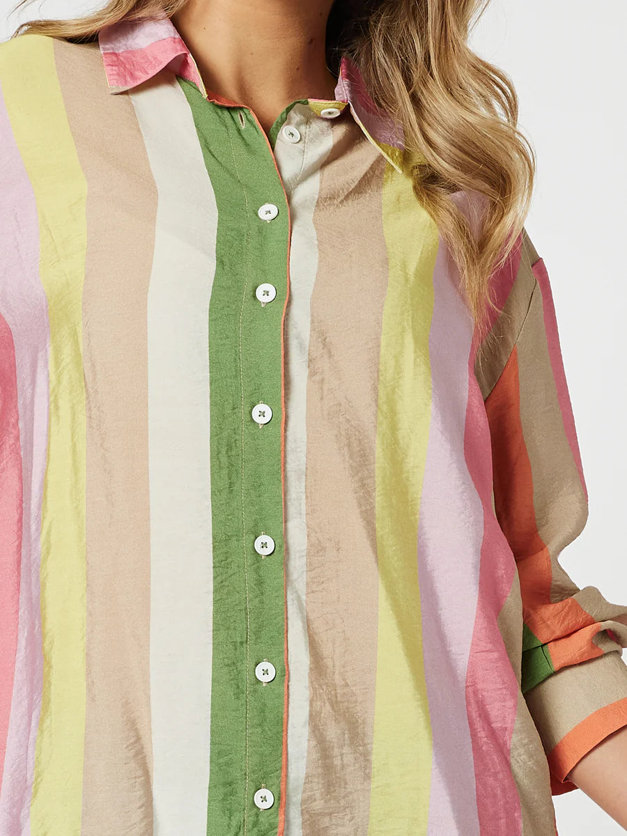 Threadz Spice Stripe Shirt - Spice