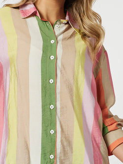 Collection of Threadz Spice Stripe Shirt - Spice in a gallery layout