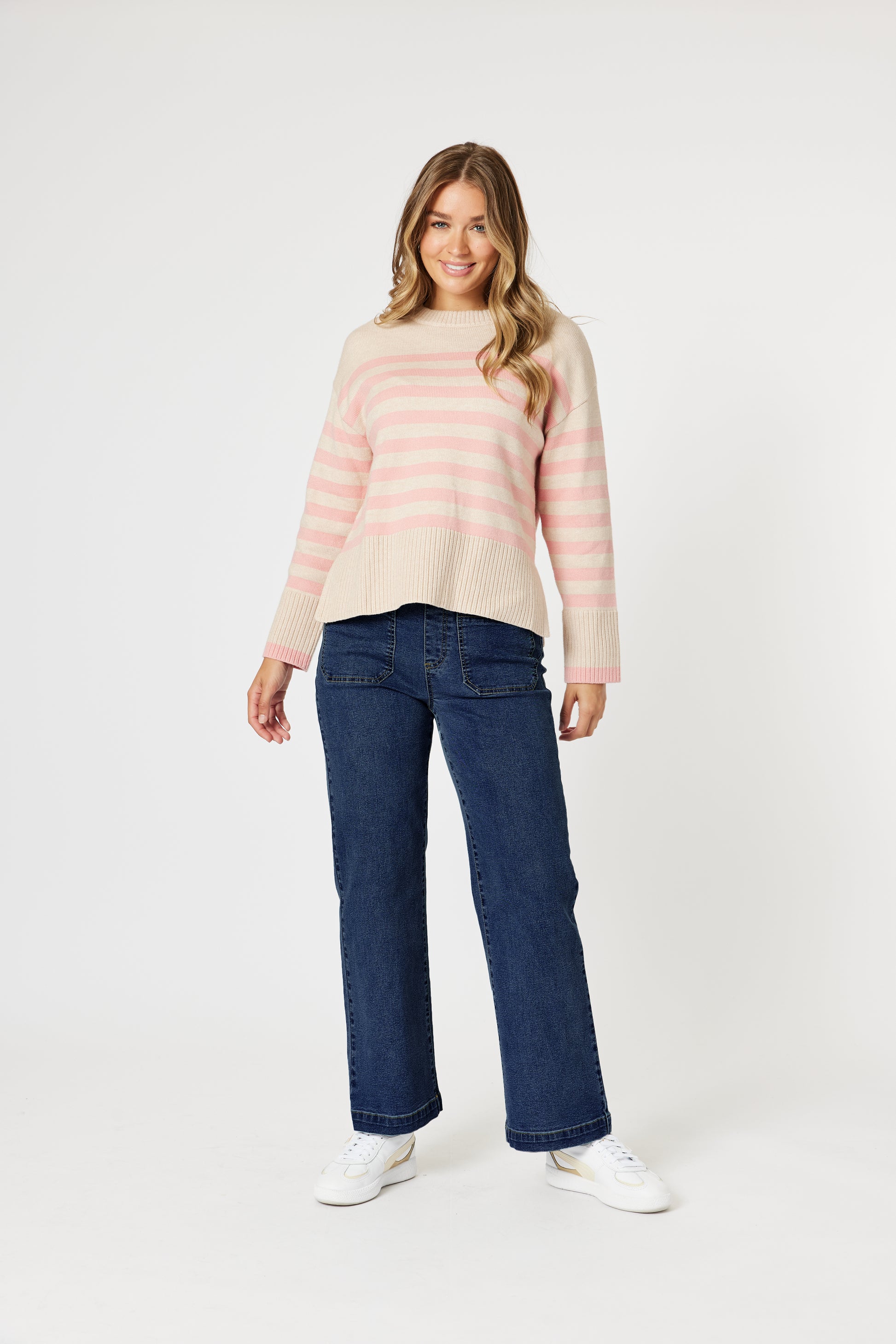Threadz Carpenter Stretch Leg Jean - Dark Demin