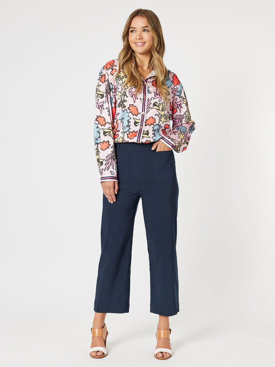 Collection of Threadz Maddox Shirt - Pink/Multi in a gallery layout