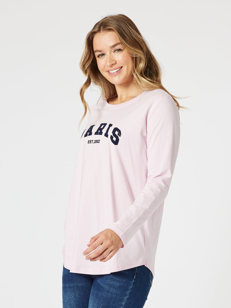 Collection of Threadz Paris Tee - Pink in a gallery layout