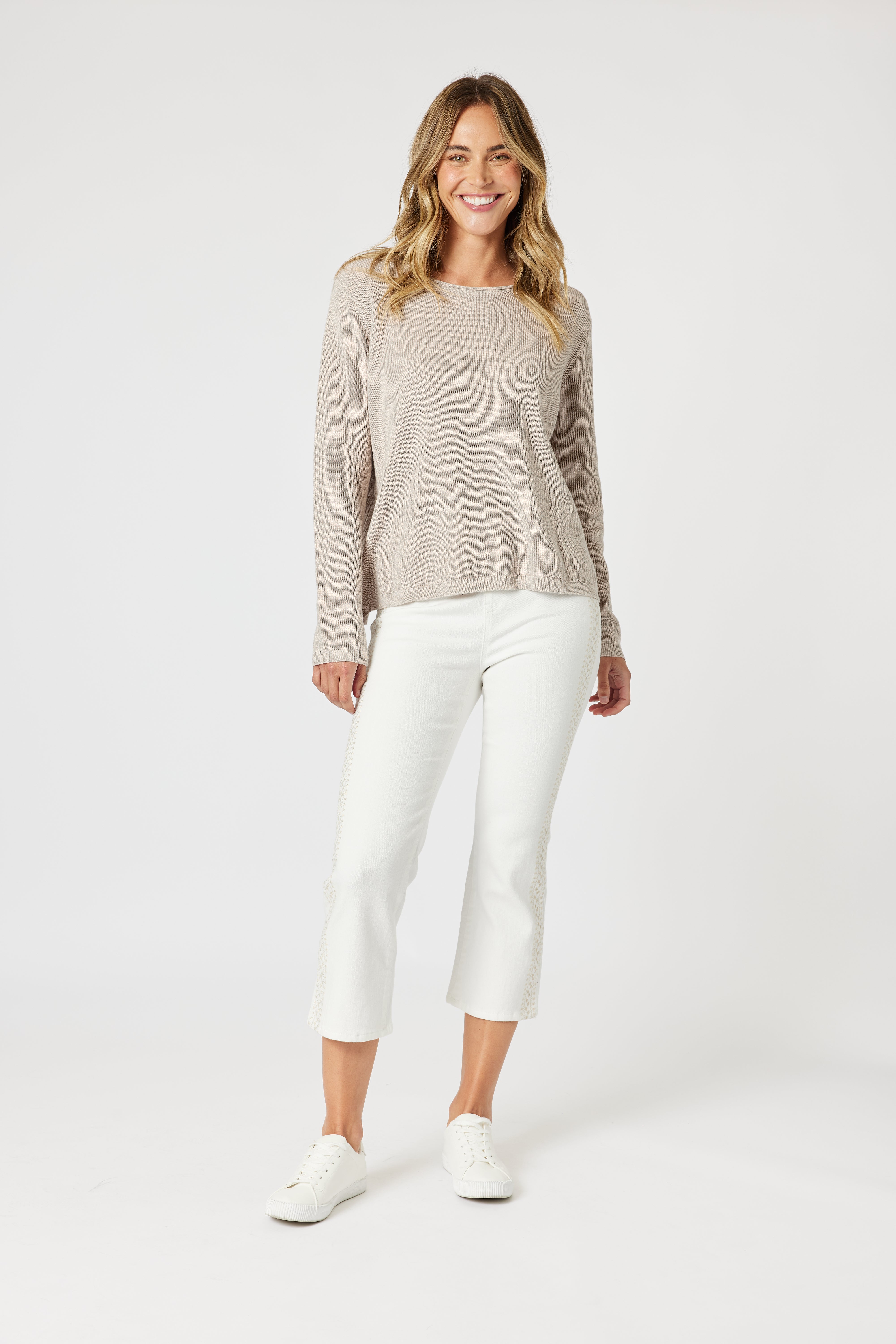 Collection of Gordon Smtih Beach Comber Knit - Natural in a gallery layout