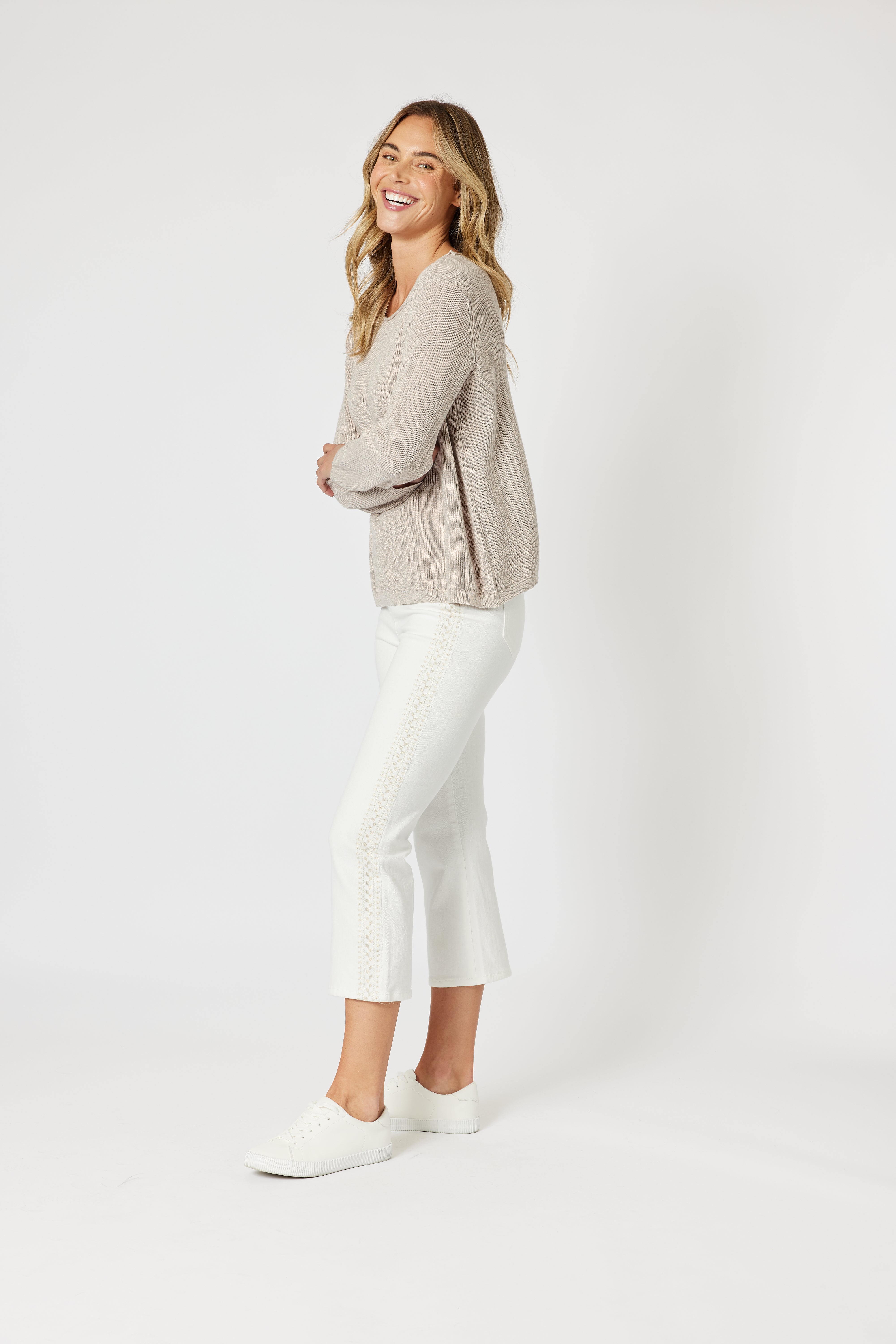 Collection of Gordon Smtih Beach Comber Knit - Natural in a gallery layout