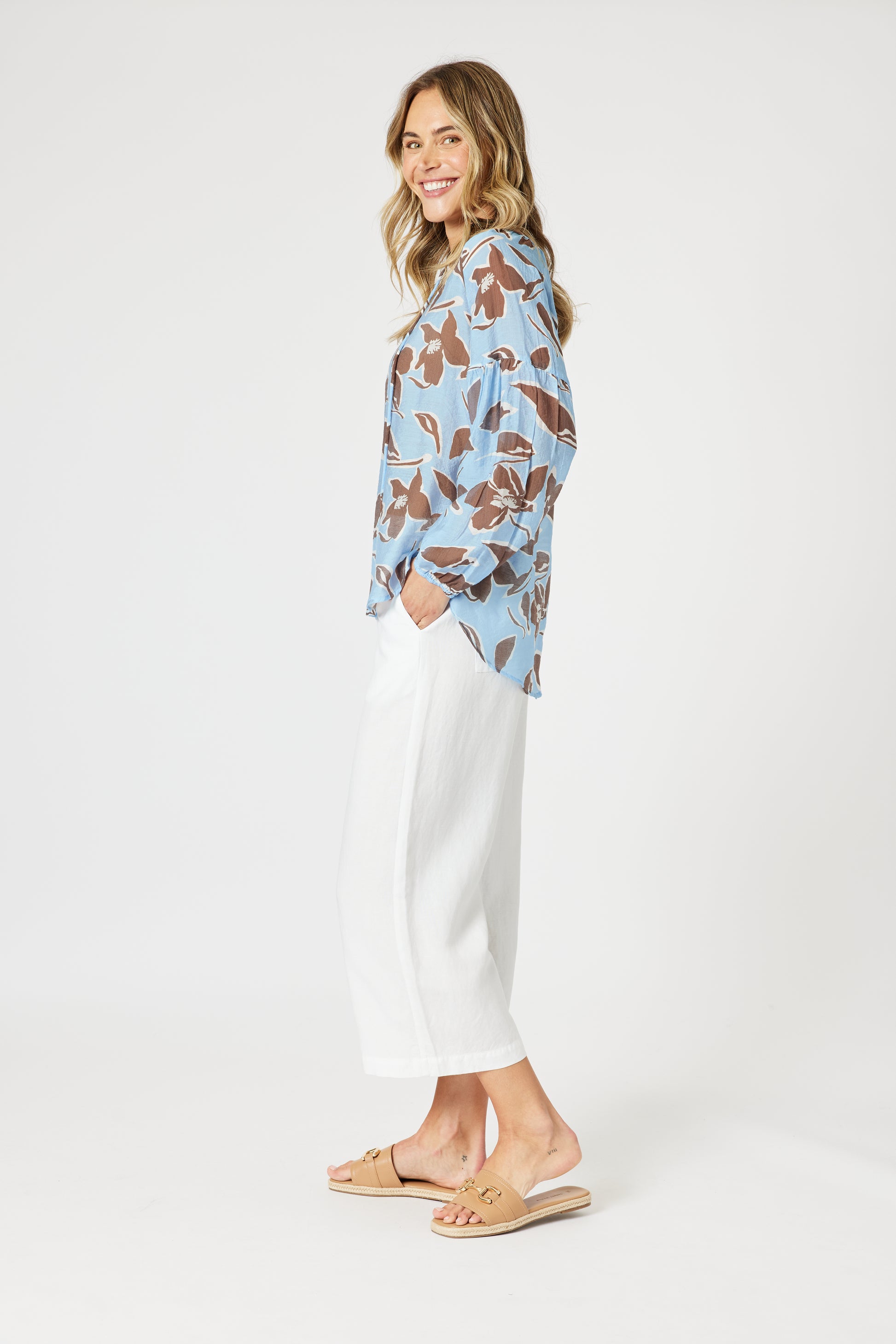 Gordon Smith Kensington Top - Blue Koko