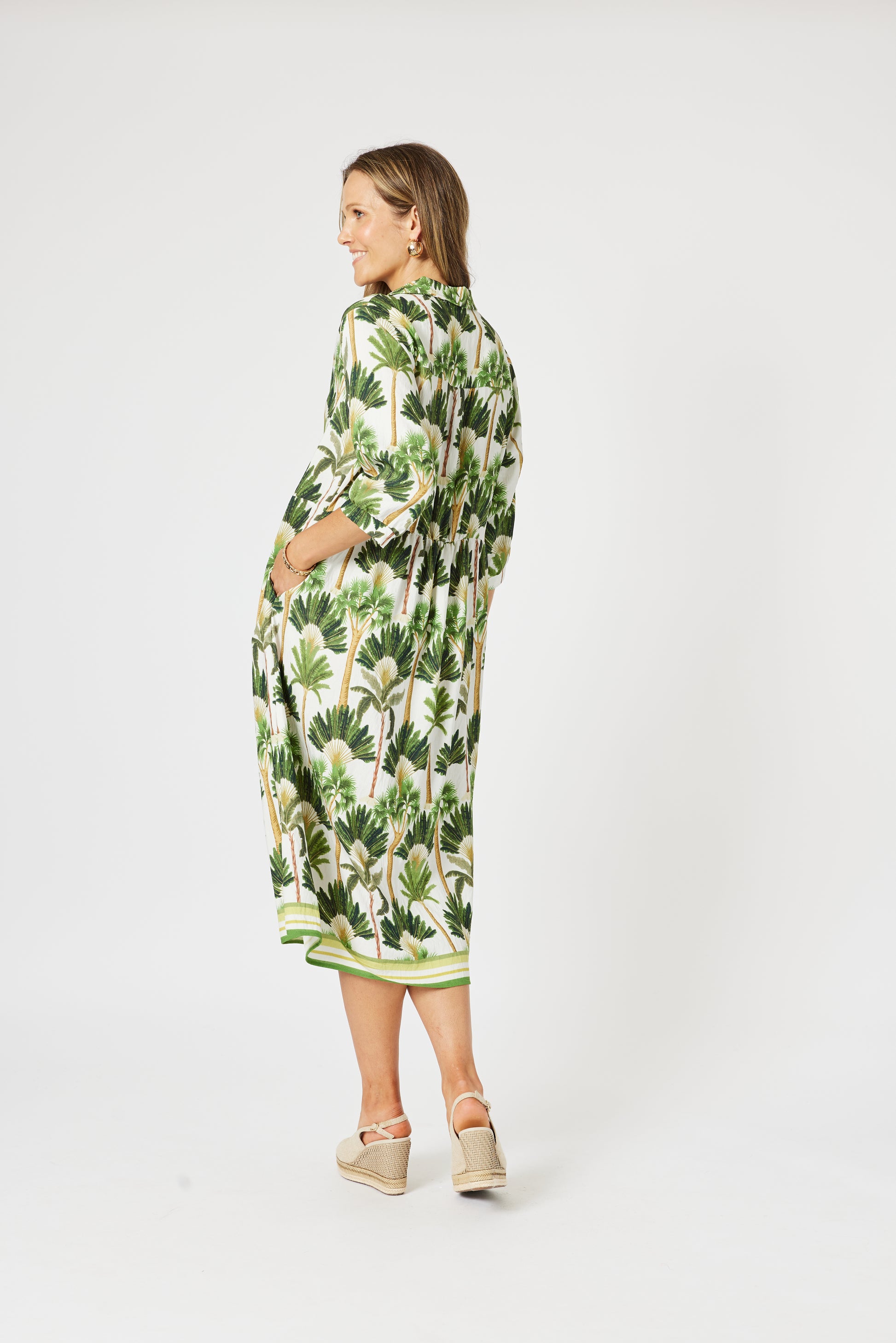 Clarity Amazon Dress - Green/ Multi