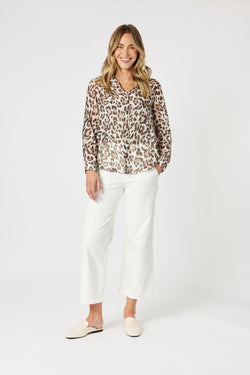 Collection of Gordon Smith On Safari Shirt - Natural Multi in a gallery layout