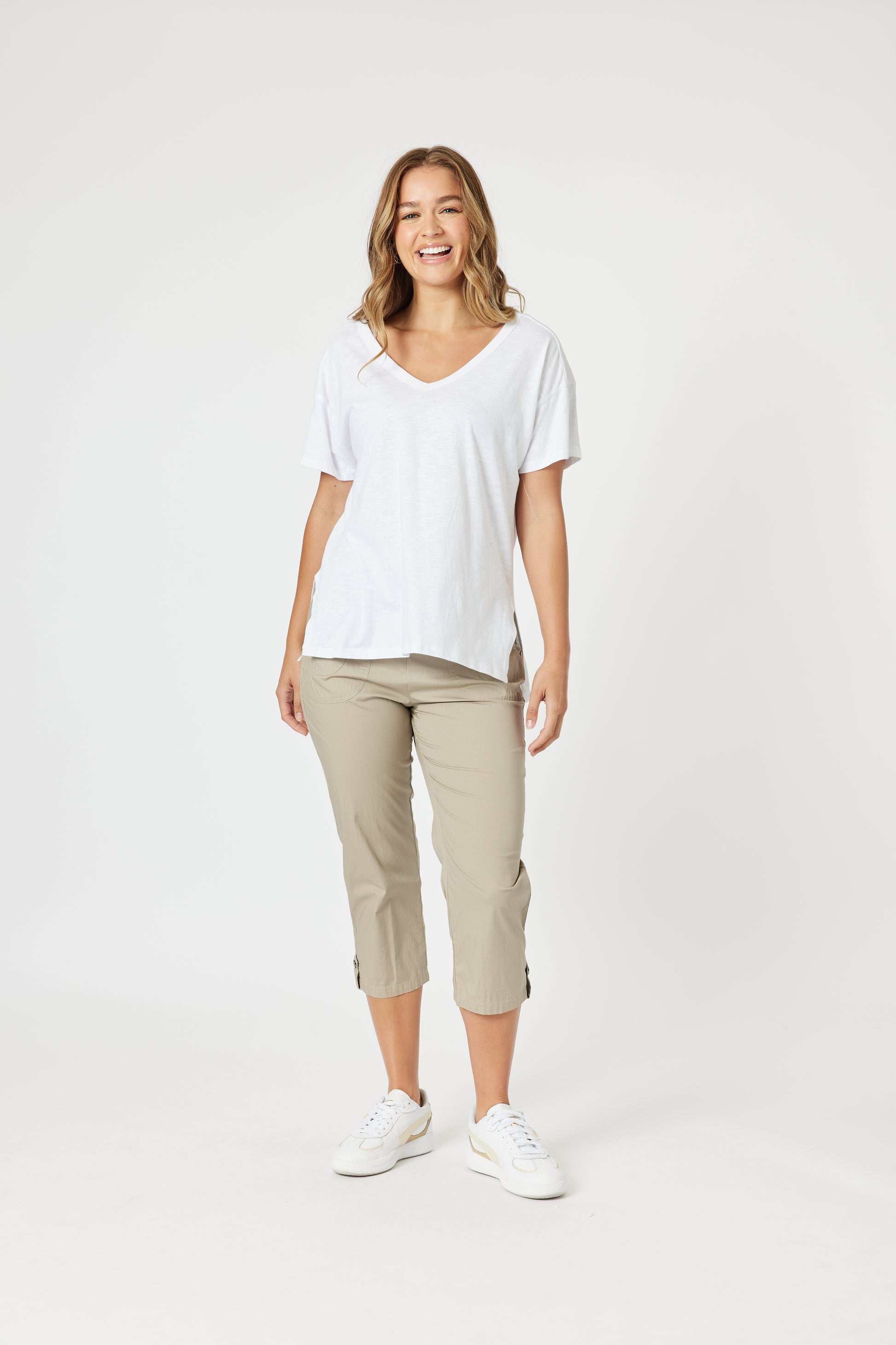 Threadz Elle Tee - White
