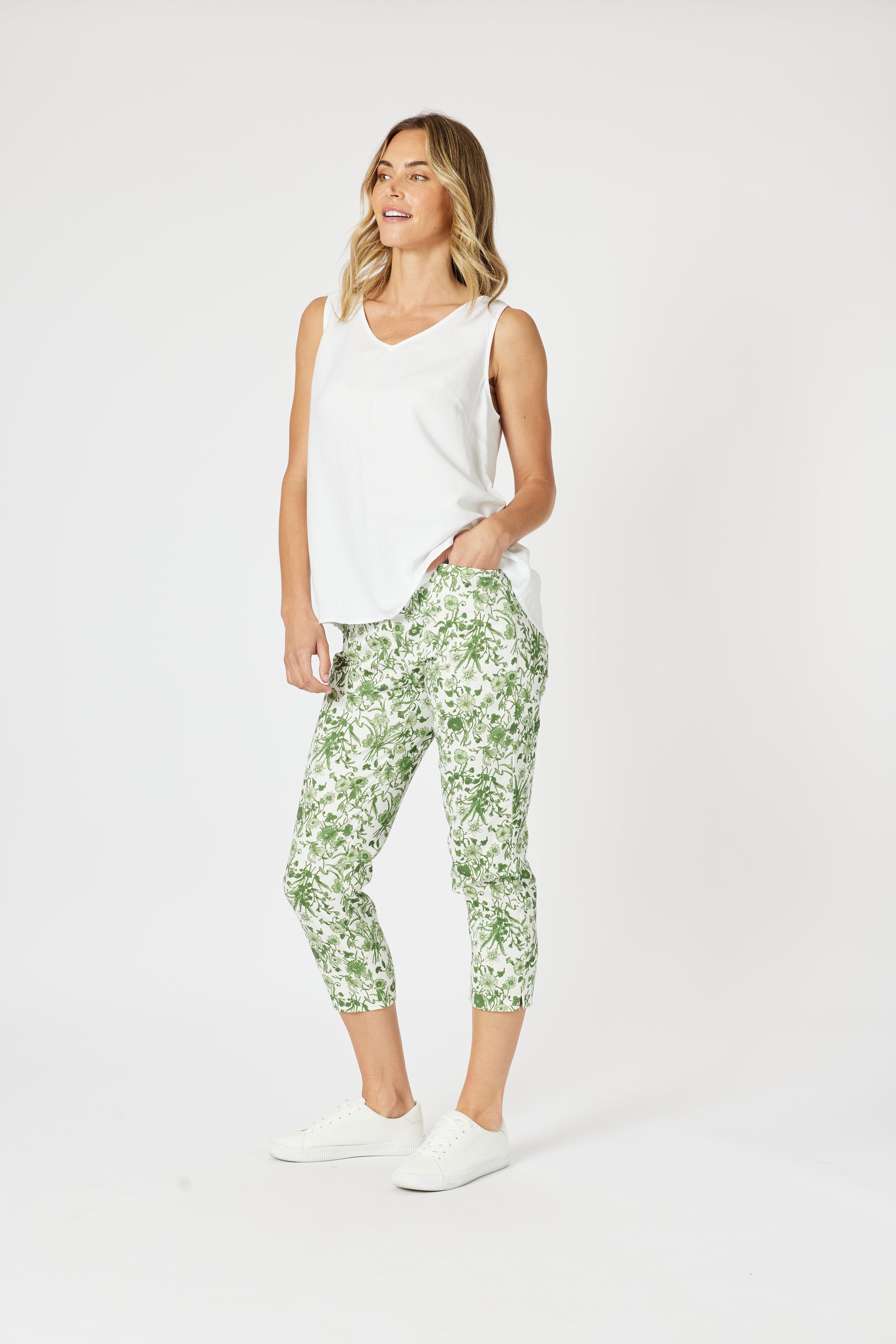 Gordon Smith Lino Back Cami - White