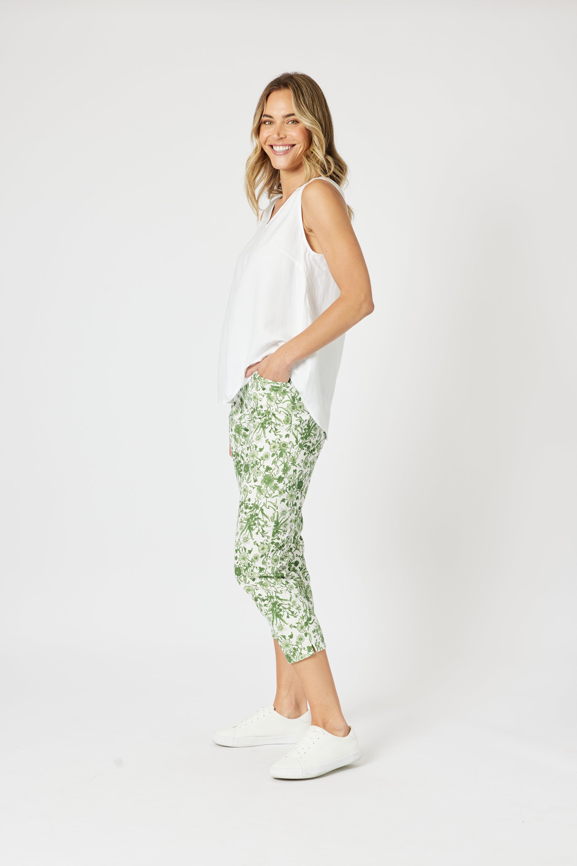 Gordon Smith Lino Back Cami - White