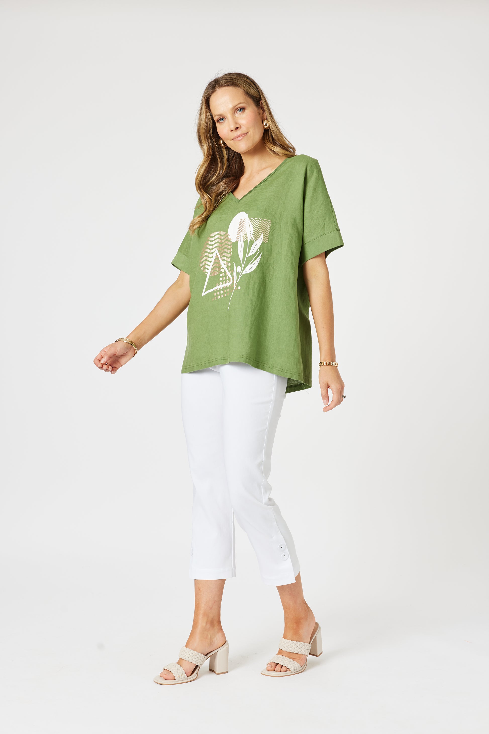 Clarity Amazon Forest Top - Green