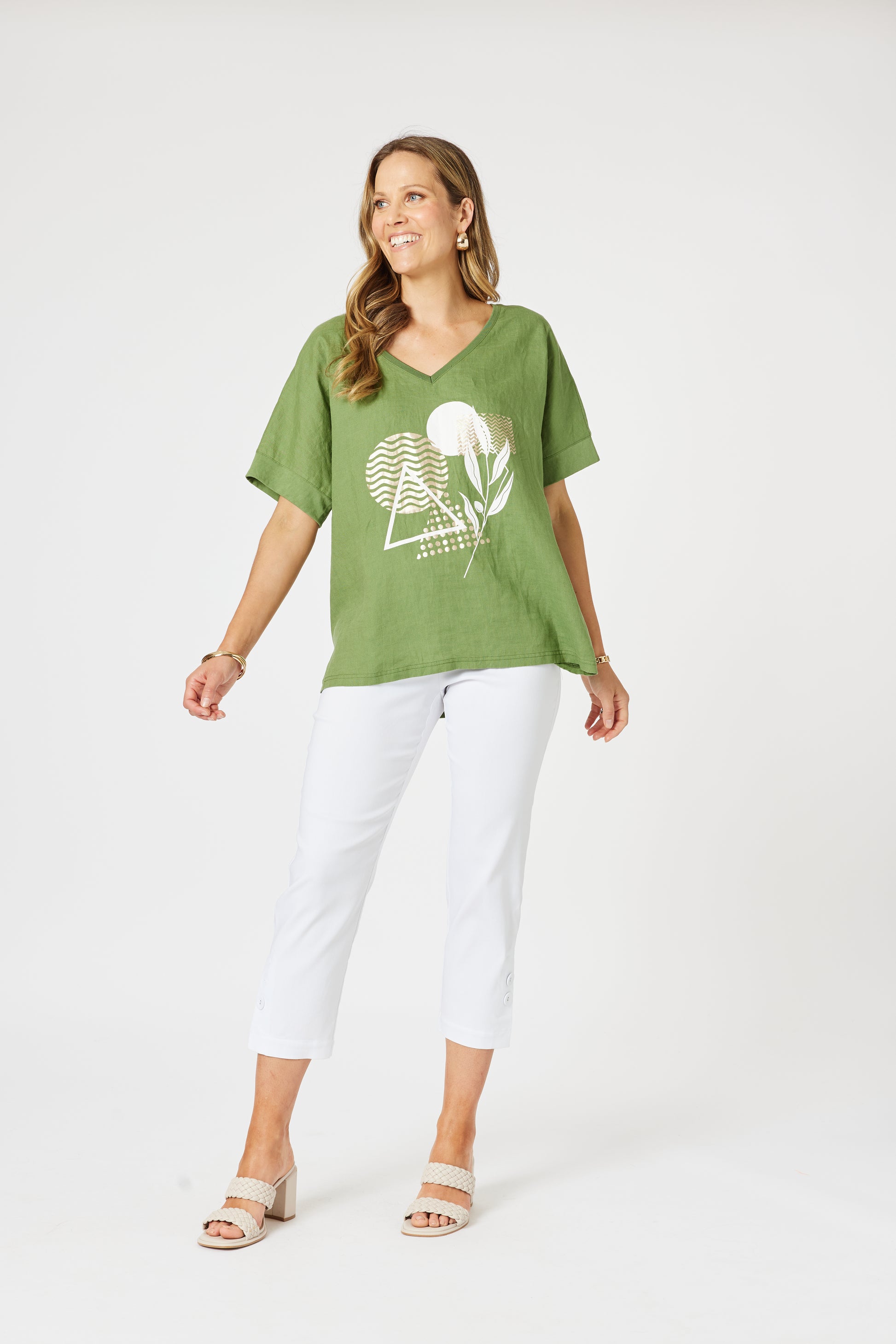 Clarity Amazon Forest Top - Green