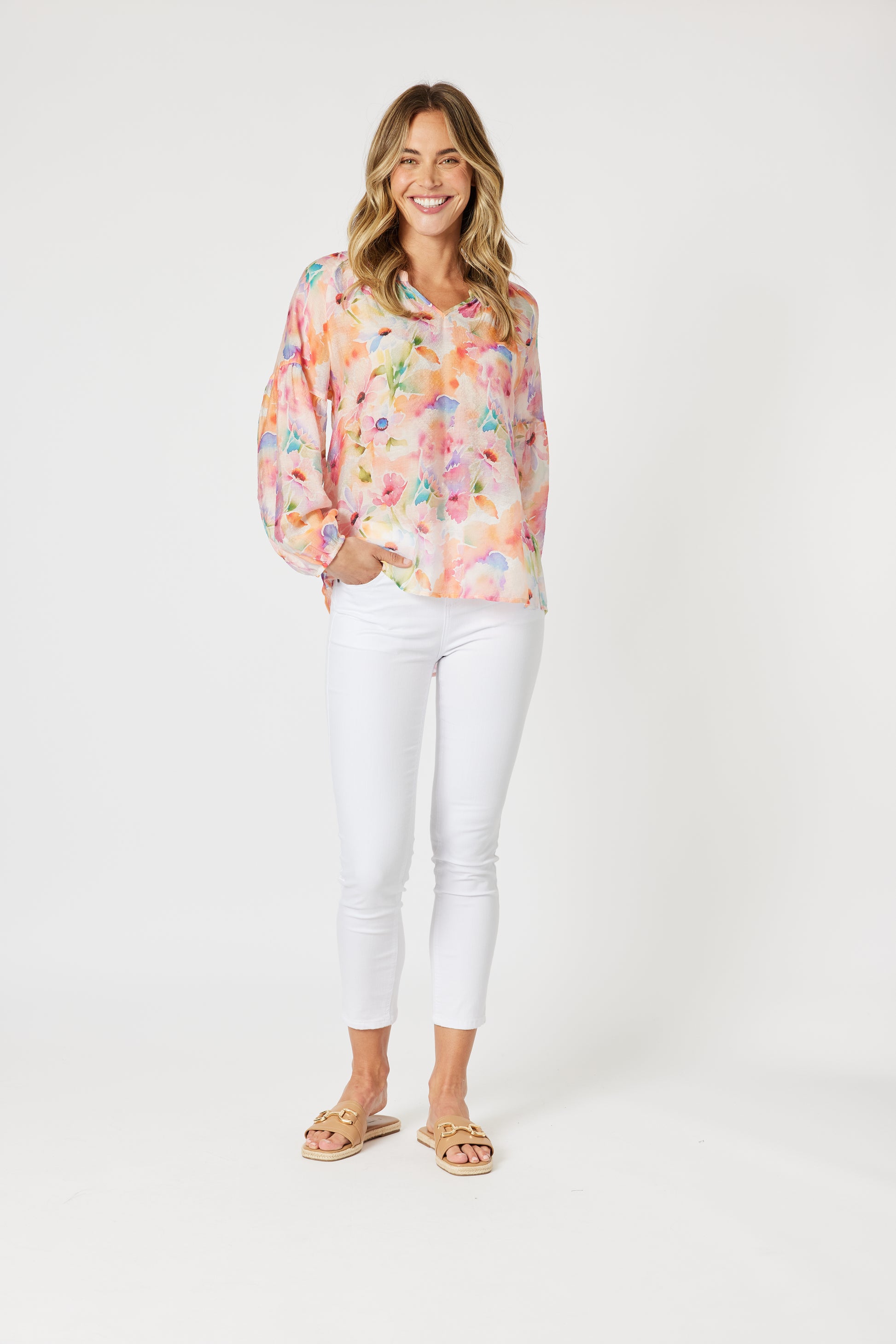 Gordon Smith Spring Floral Top - Multi