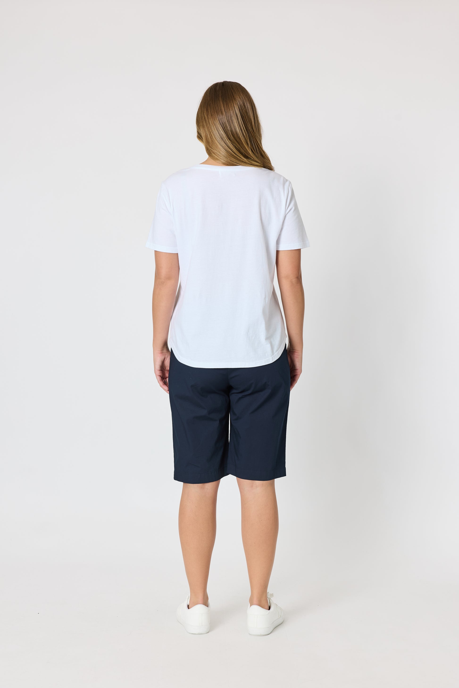 Threadz Sequin Xmas Tree Tee - White/ Silver