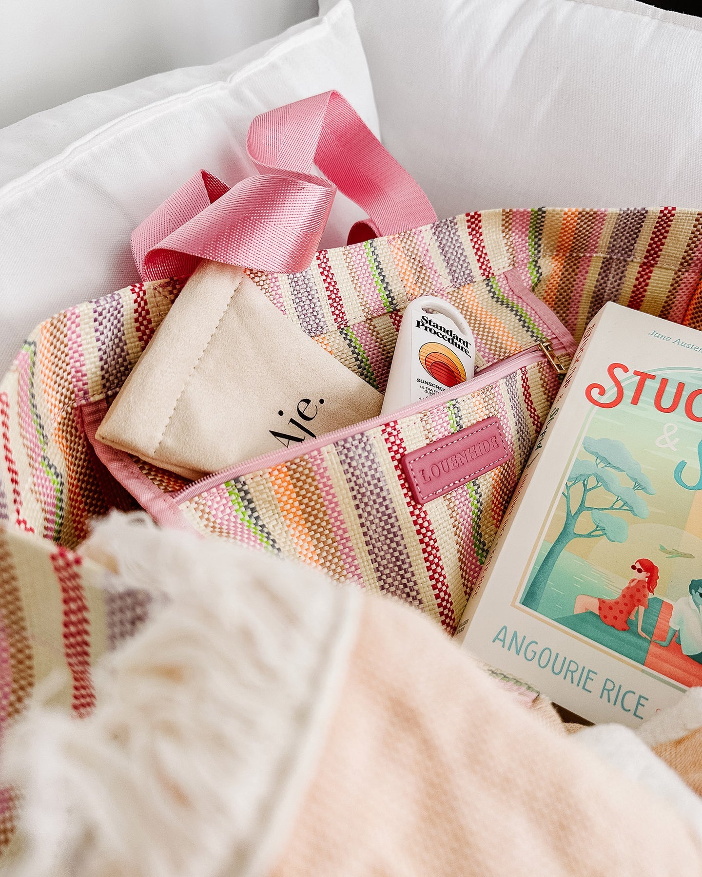 Collection of Louenhide Simpson Tote - Rose in a gallery layout