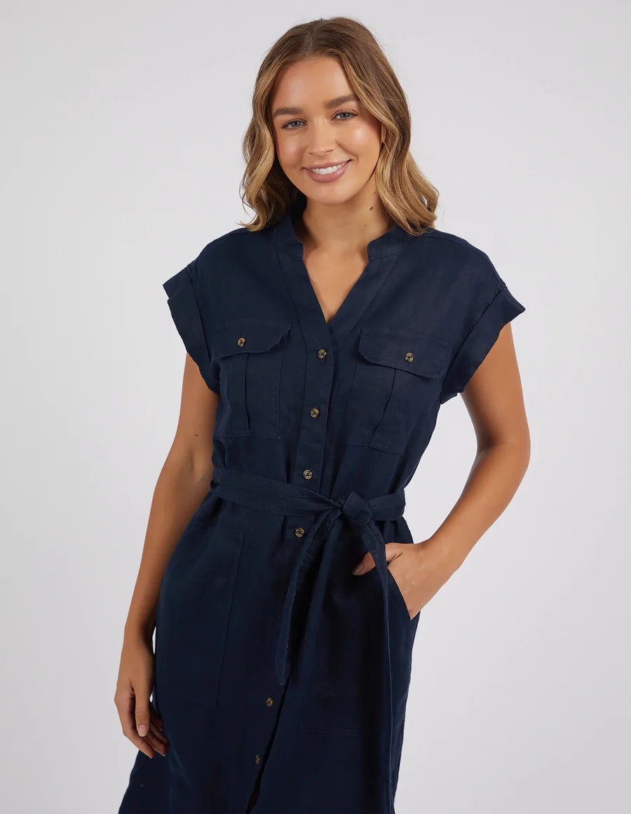 Foxwood Harlow Dress- Dark Sapphire