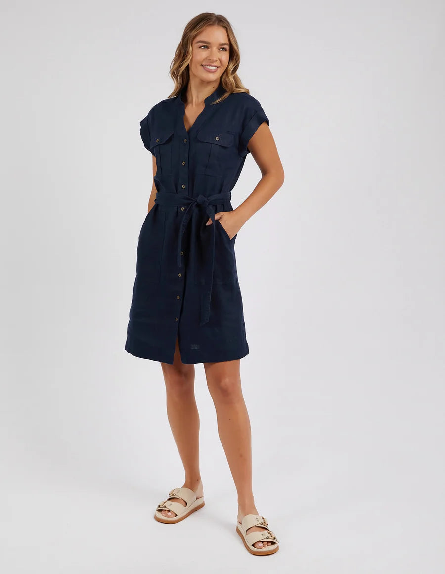 Foxwood Harlow Dress- Dark Sapphire
