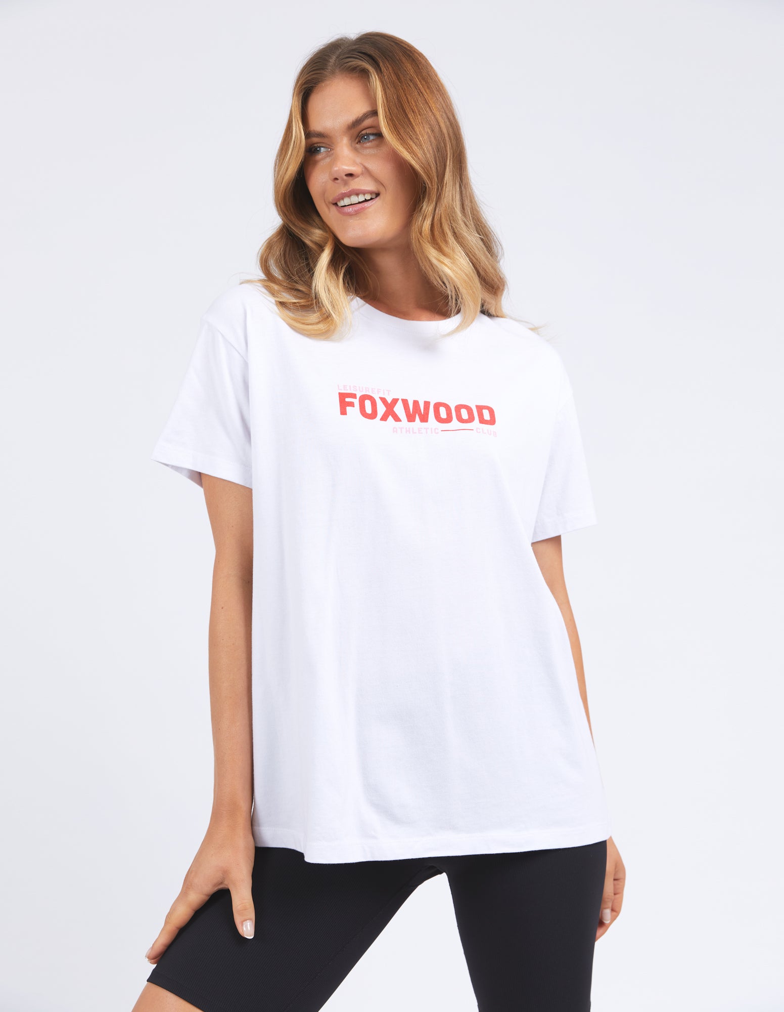 Foxwood Leisurefit Overload Tee - White