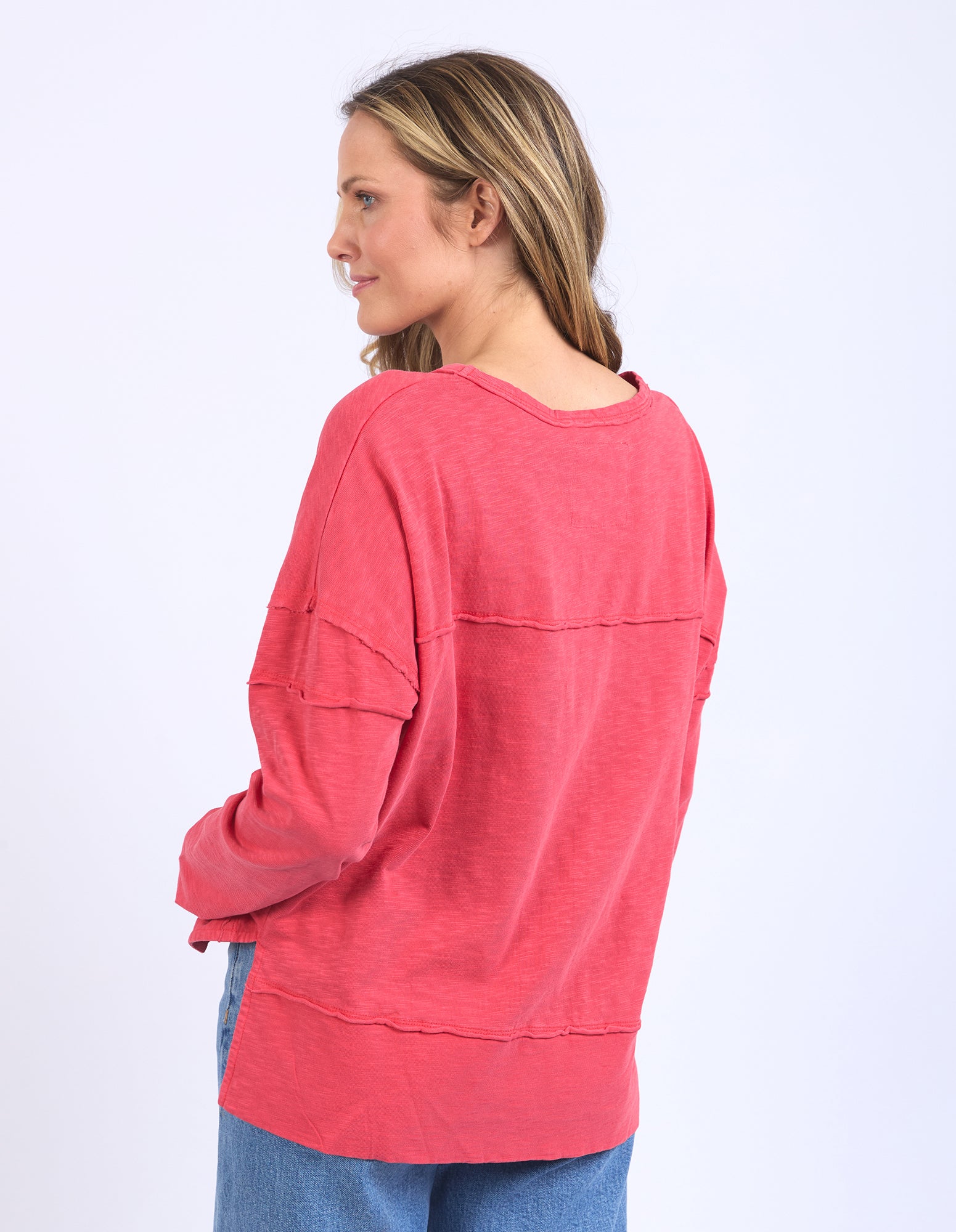 Foxwood Jayne Throw On Top- Cayenne Red