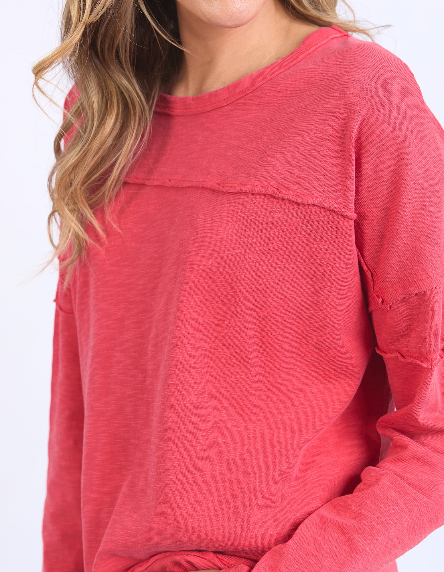 Foxwood Jayne Throw On Top- Cayenne Red