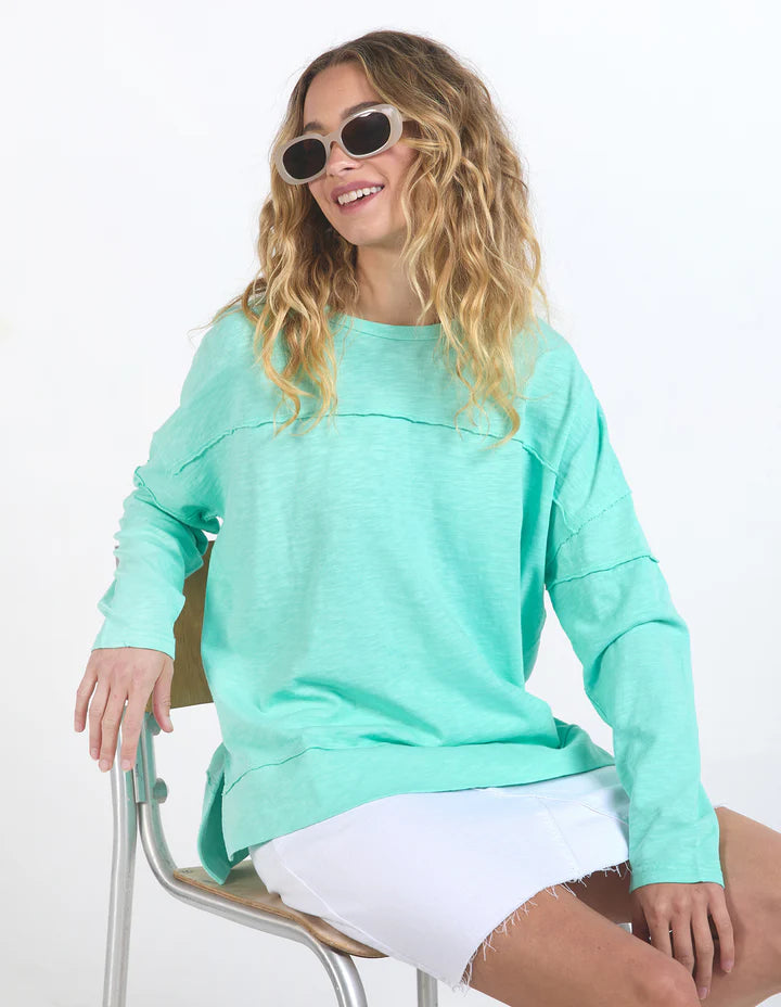 Foxwood  Jayne Throw On Top- Neon Mint