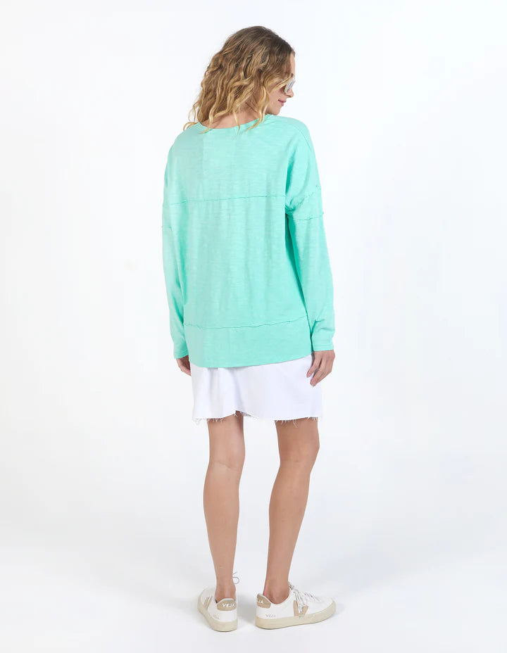 Foxwood  Jayne Throw On Top- Neon Mint