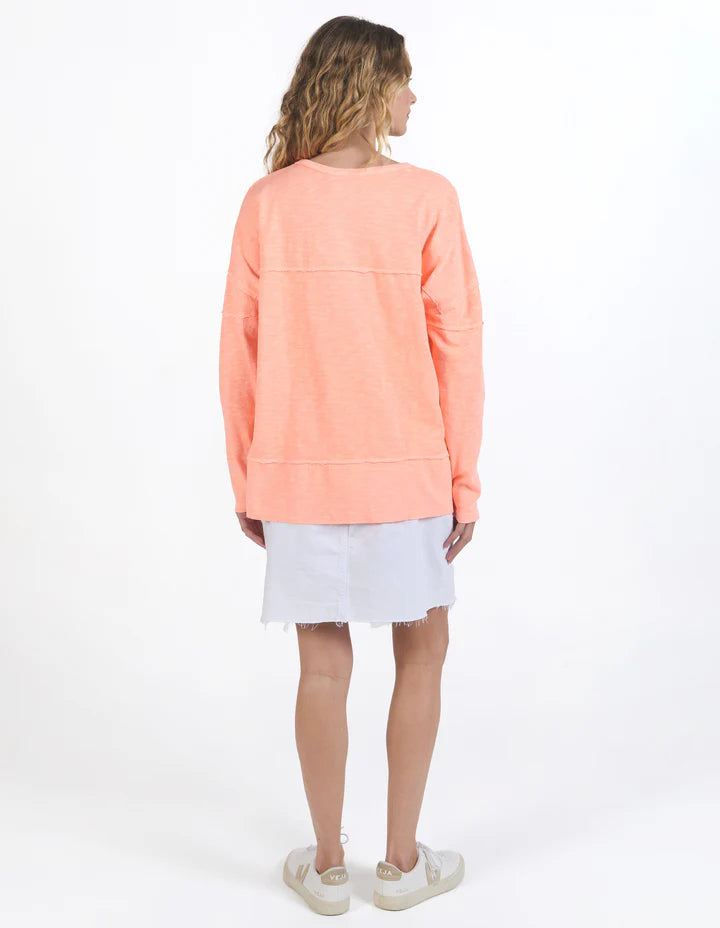 Foxwood  Jayne Throw On Top- Neon Peach