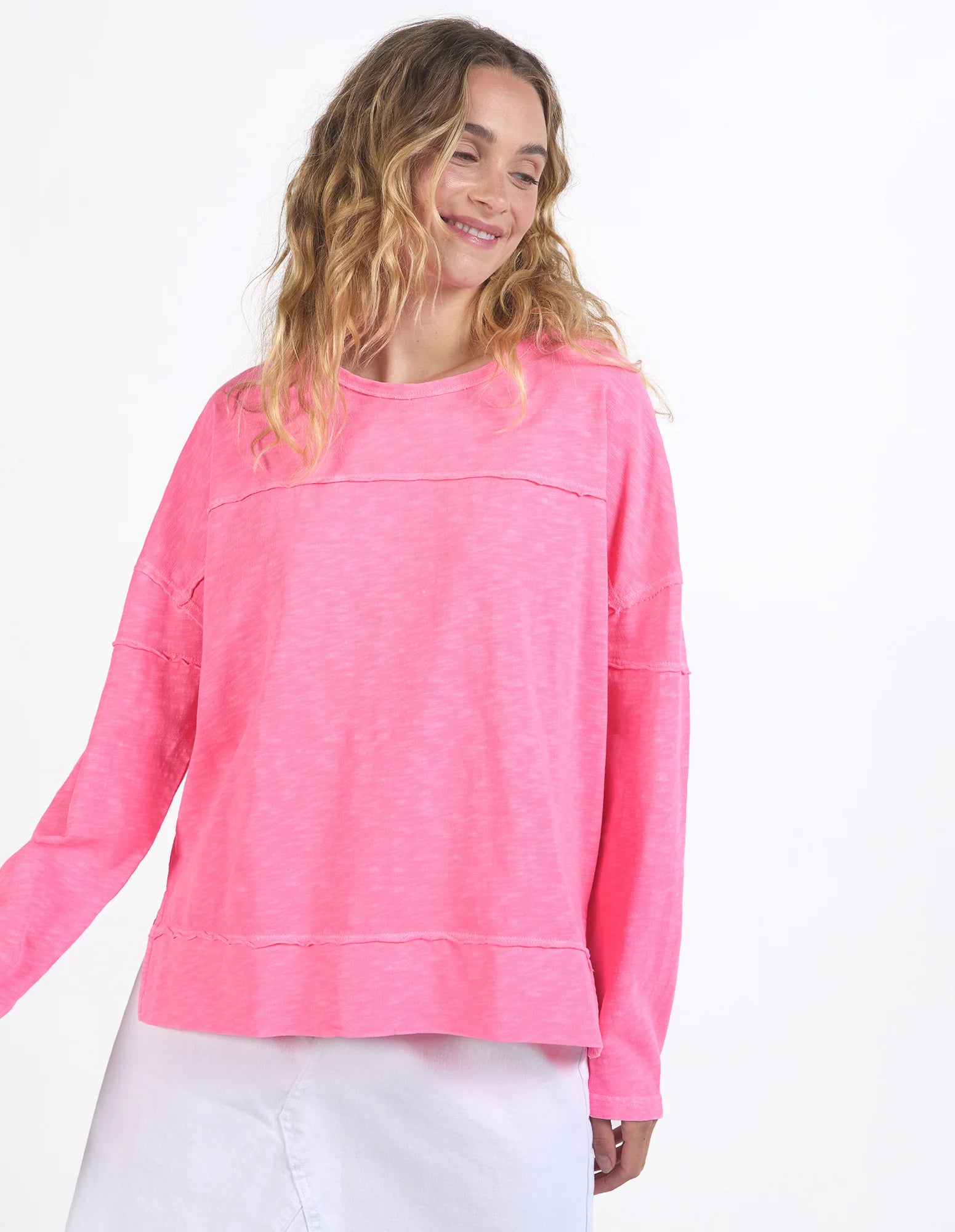 Foxwood  Jayne Throw On Top- Neon Rose