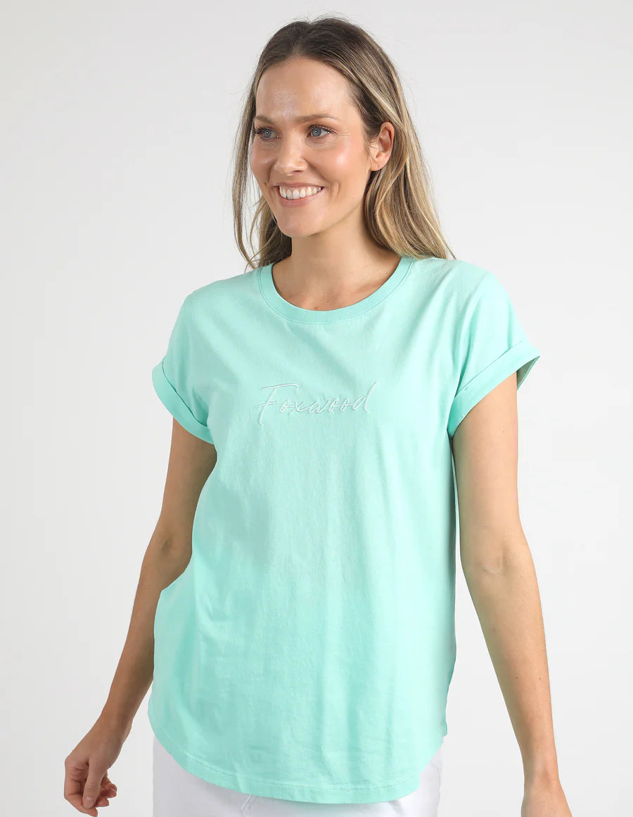 Collection of Foxwood Signature Tee - Neon Mint in a gallery layout