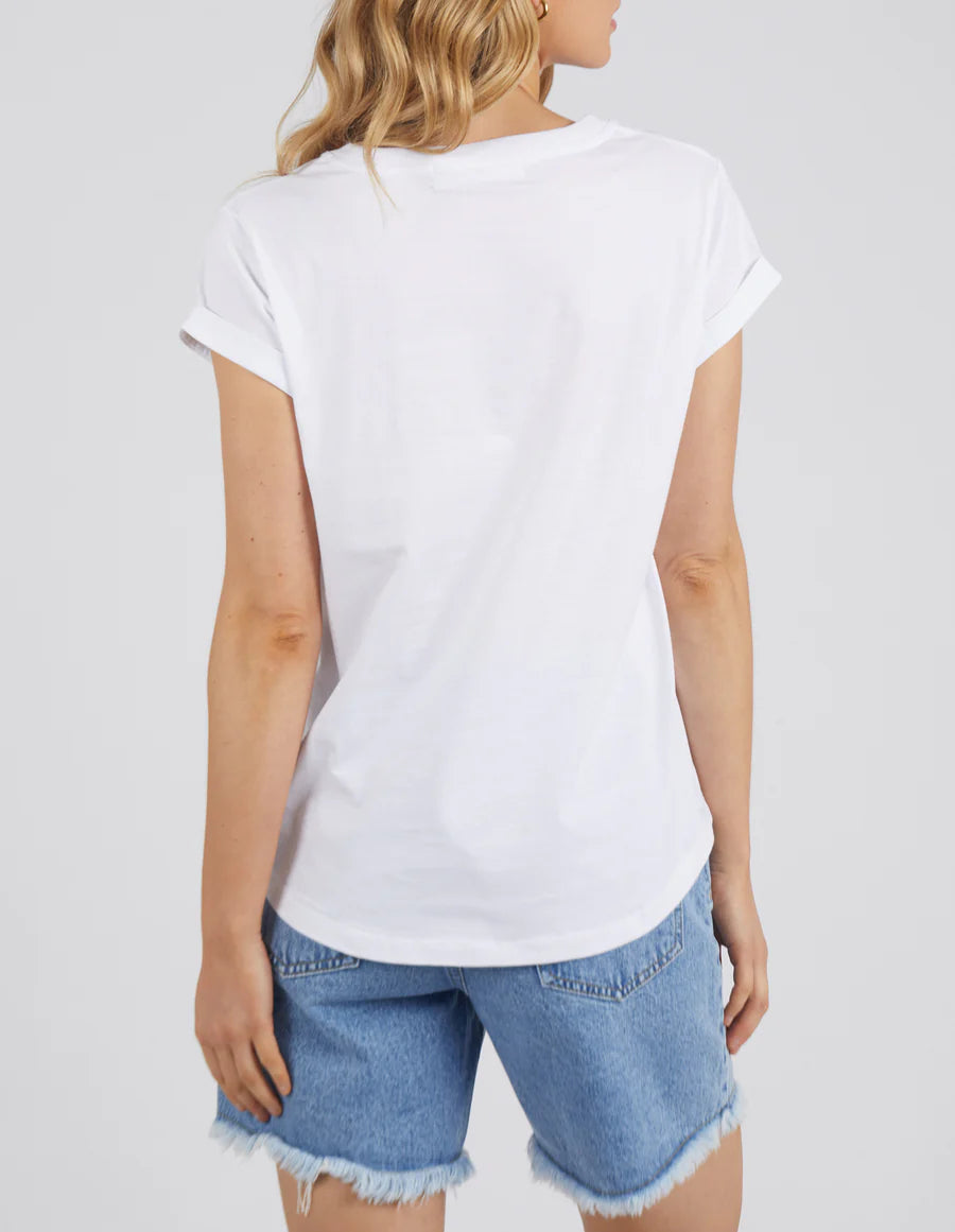 Foxwood Manly Vee Tee -White