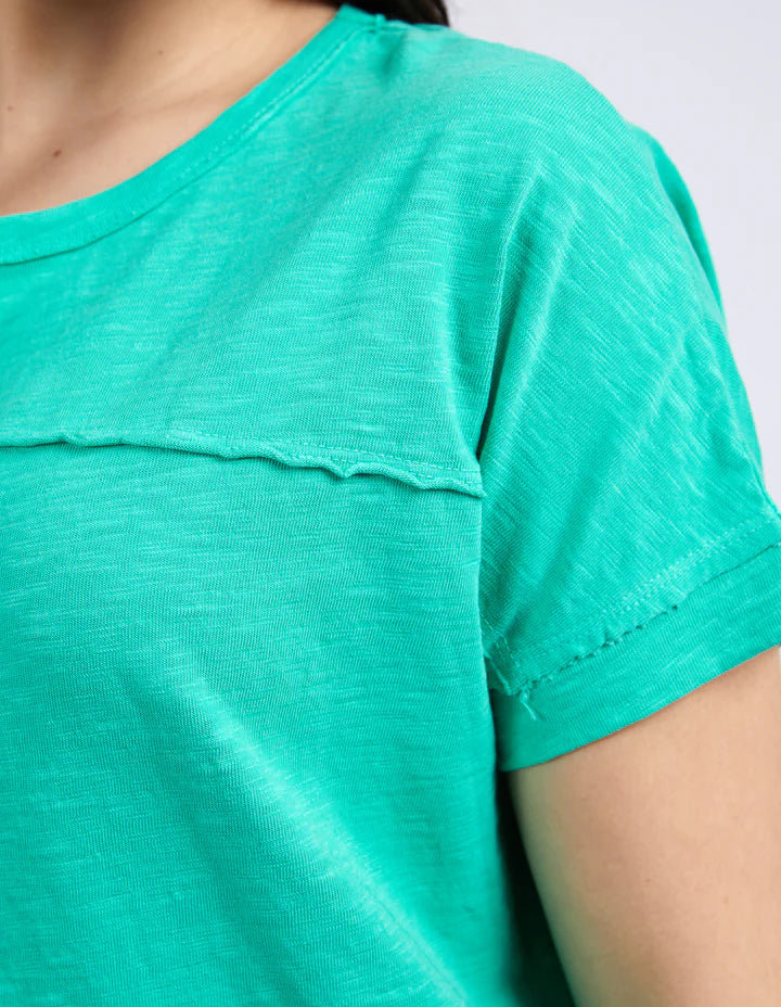 Collection of Foxwood Allison Tee- Bright Green in a gallery layout