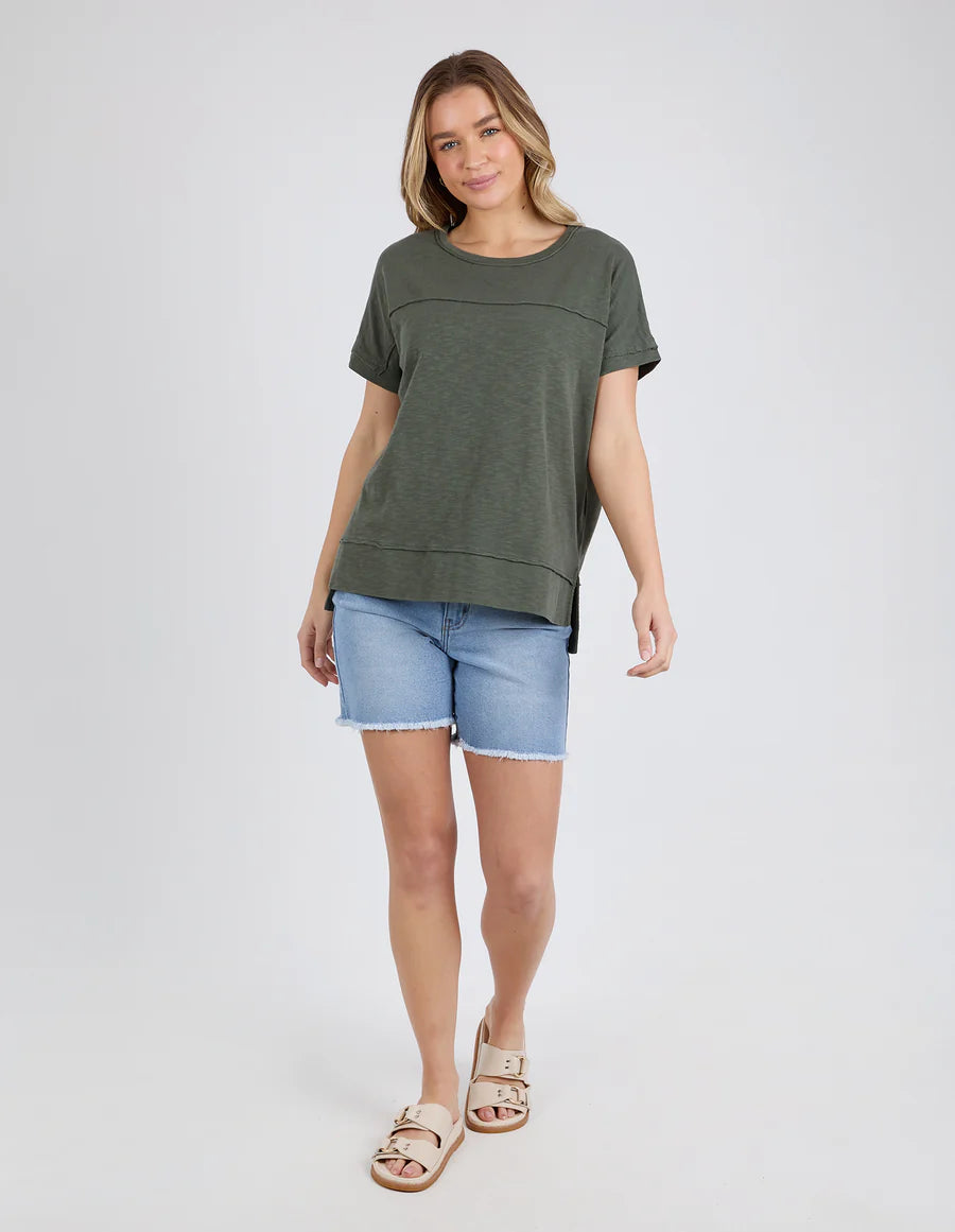 Collection of Foxwood Allison Tee - Khaki in a gallery layout