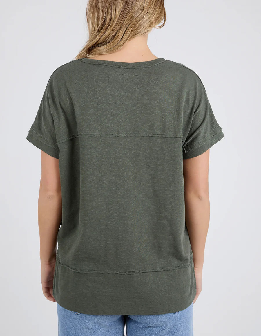 Collection of Foxwood Allison Tee - Khaki in a gallery layout