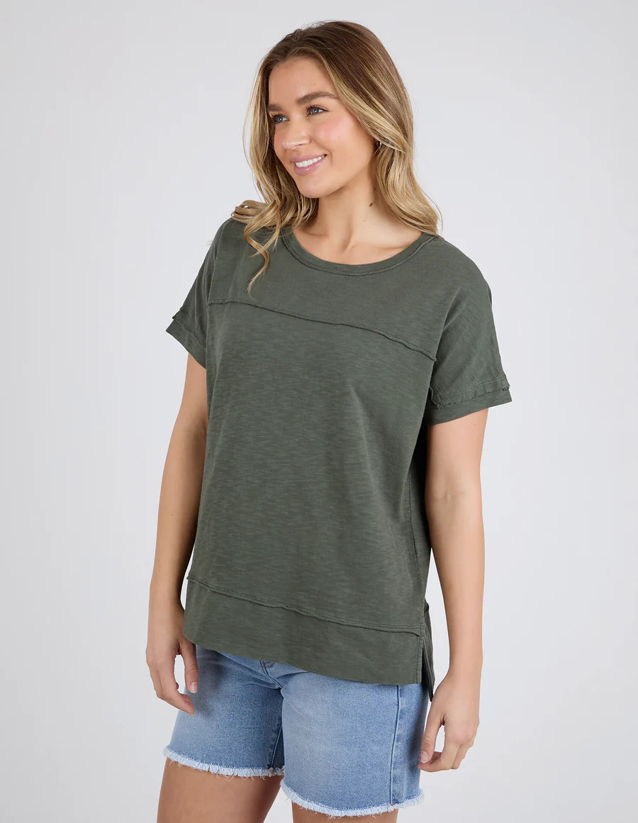 Collection of Foxwood Allison Tee - Khaki in a gallery layout