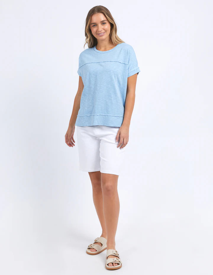 Collection of Foxwood Allison Tee- Blue Bell in a gallery layout