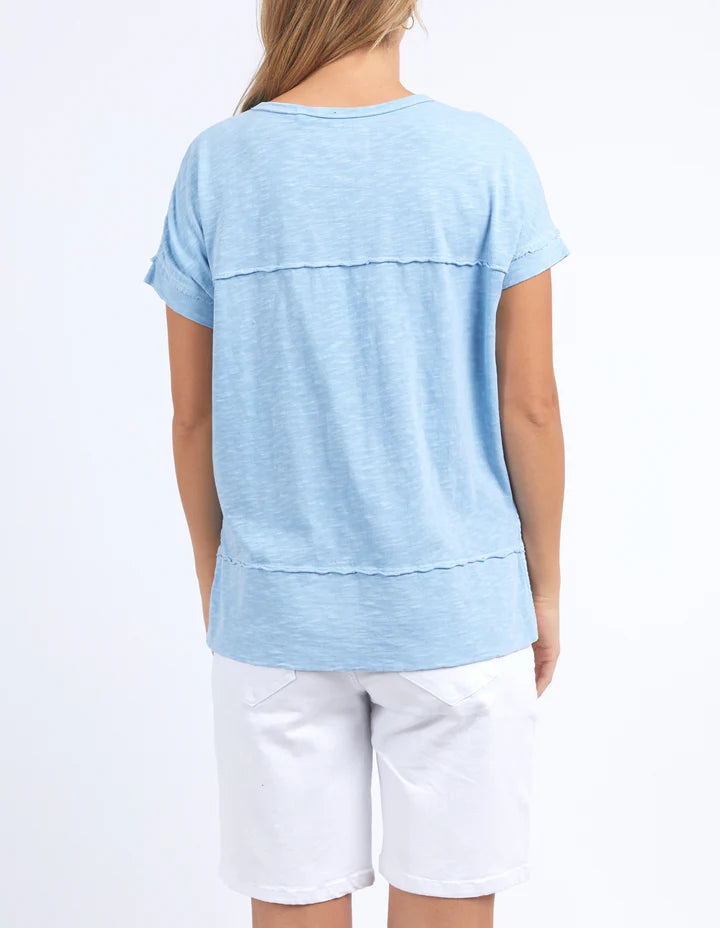 Collection of Foxwood Allison Tee- Blue Bell in a gallery layout