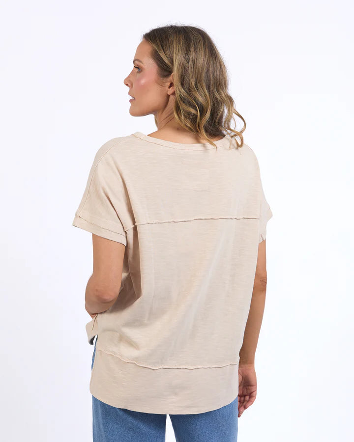 Collection of Foxwood Allison Tee- Oat in a gallery layout