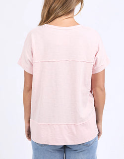 Collection of Foxwood Allison Tee- Pale Pink in a gallery layout