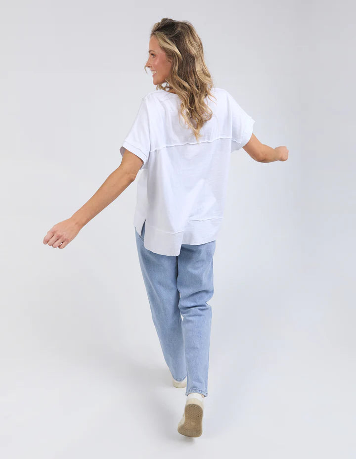 Collection of Foxwood Allison Tee- White in a gallery layout