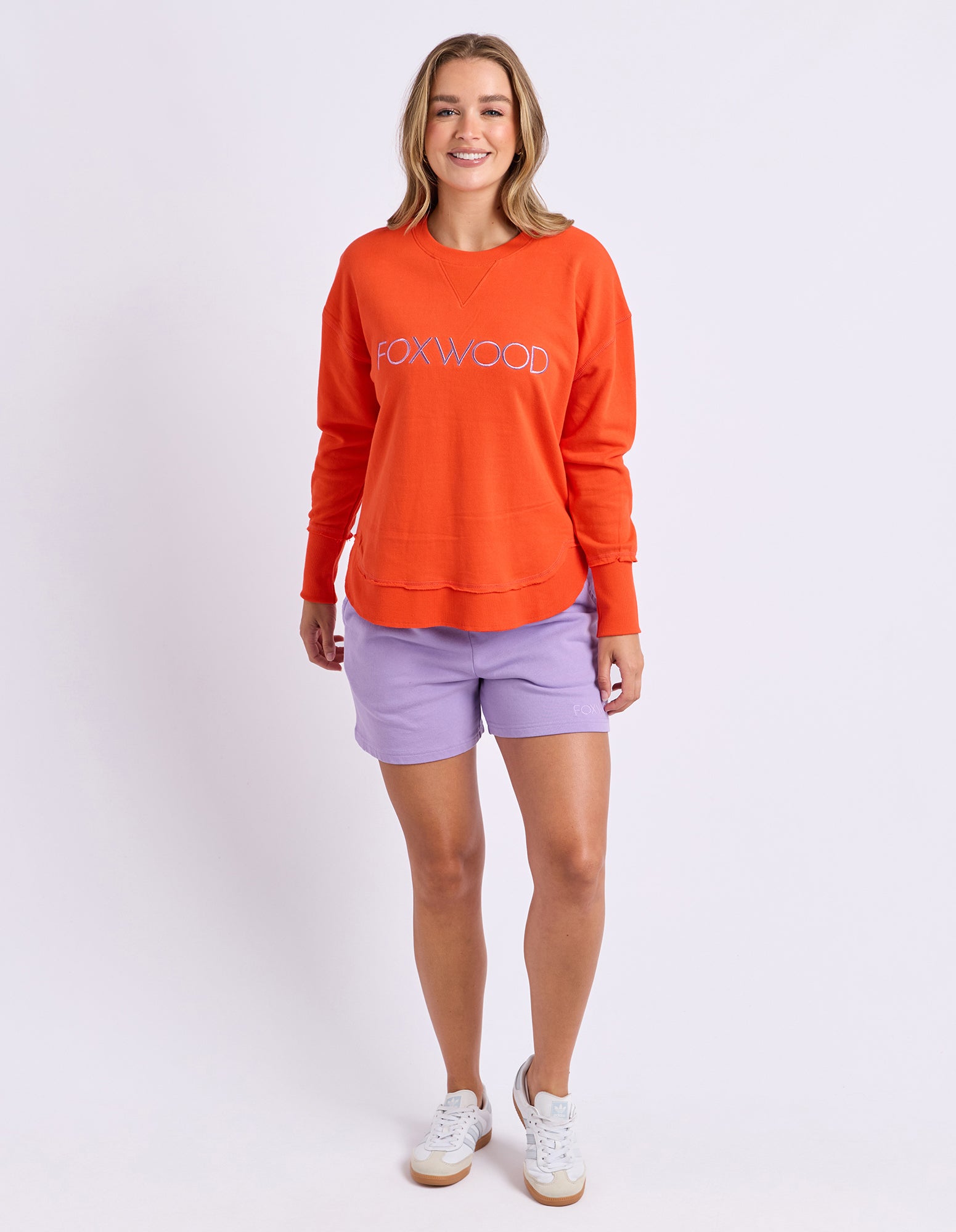 Image of Foxwood Simplified Metallic Crew - Grenadine