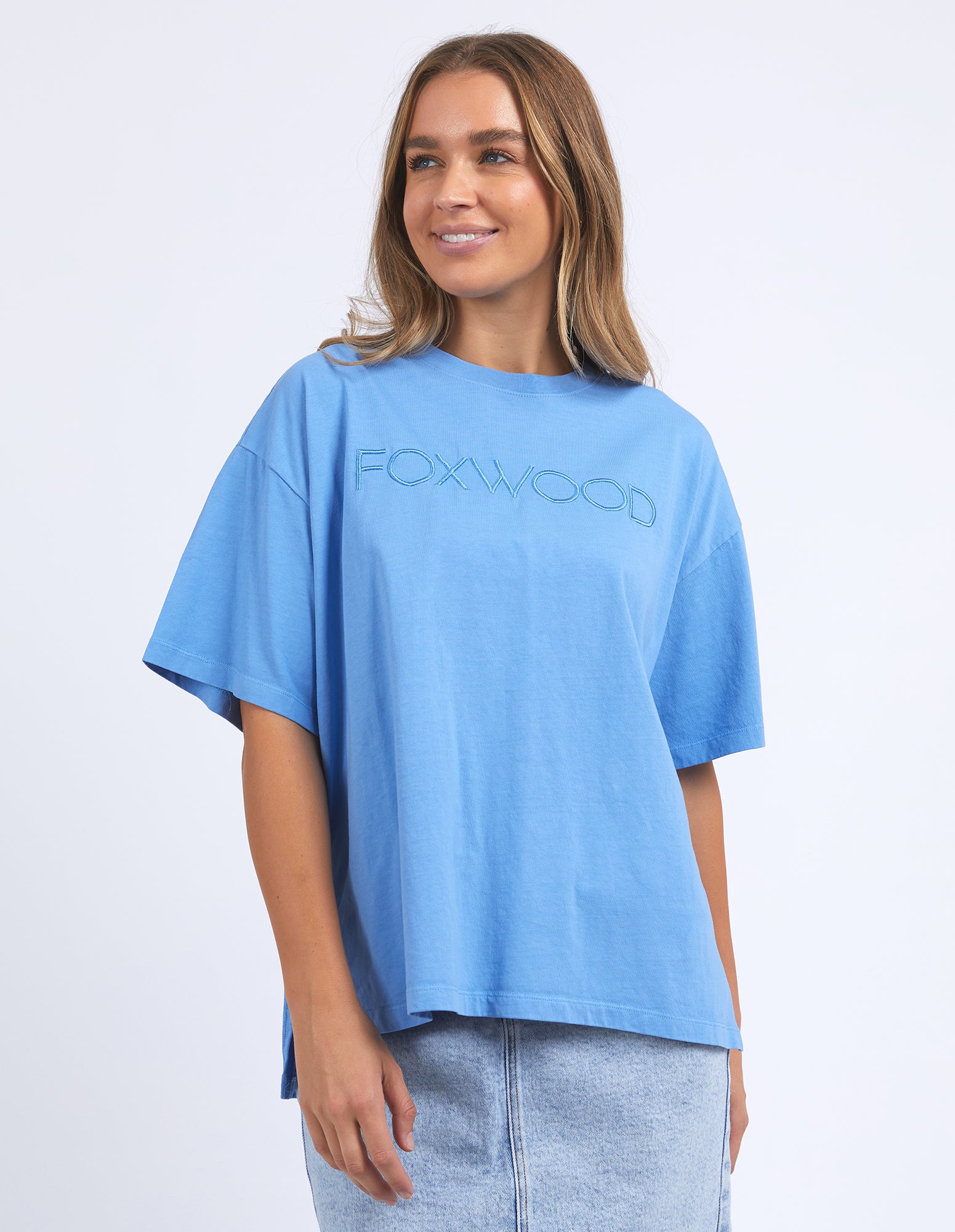 Foxwood Simplified Tee - Blue