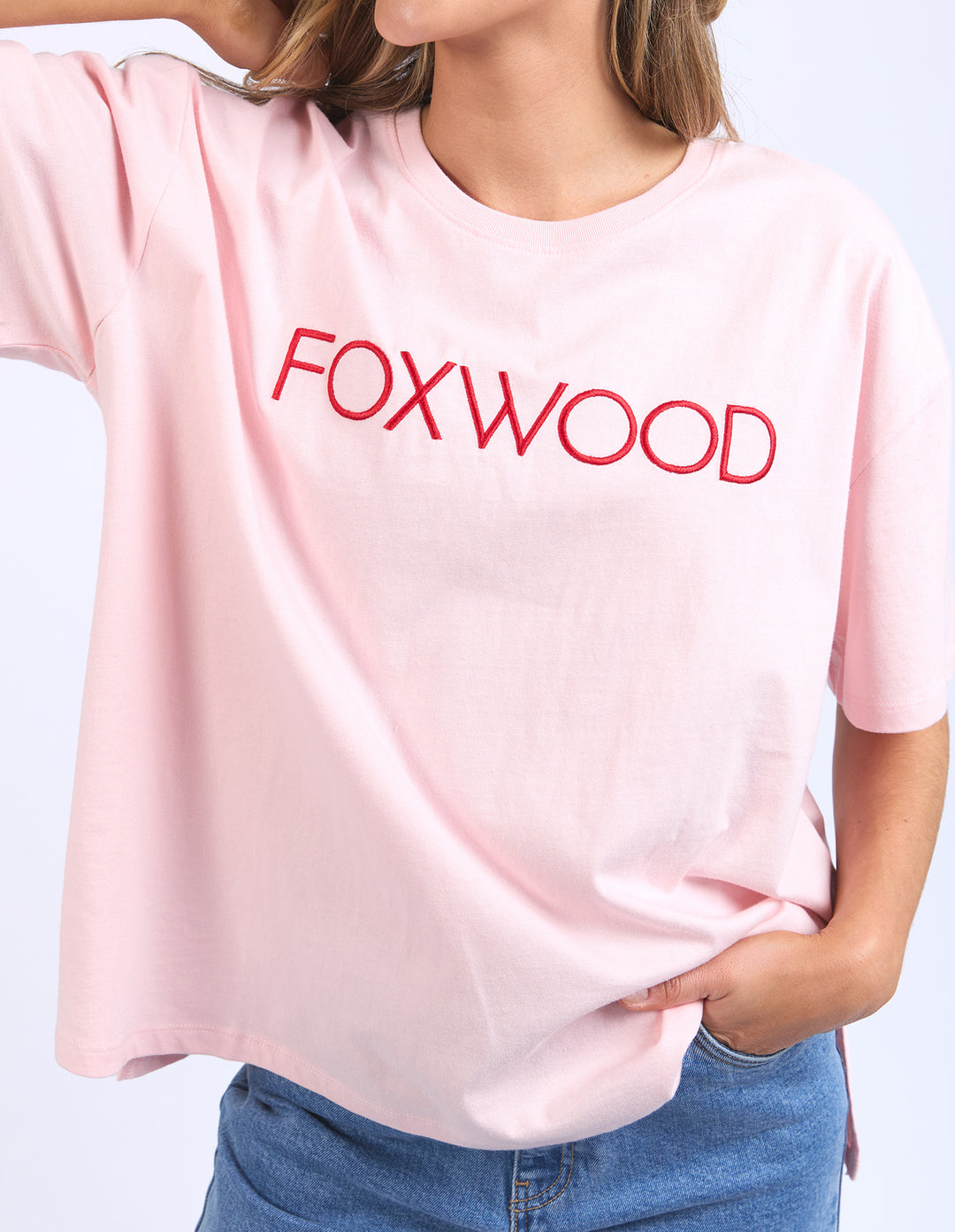 Collection of Foxwood Simplified Tee - Pale Pink in a gallery layout