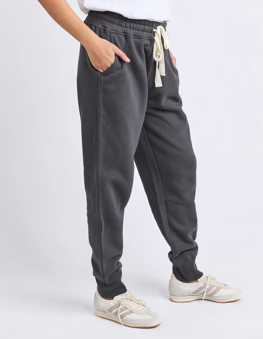 Collection of Foxwood College Track Pant - Charcoal in a gallery layout