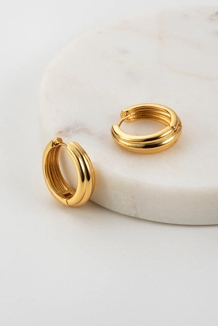Zafino Paris Hoop Earring - Gold