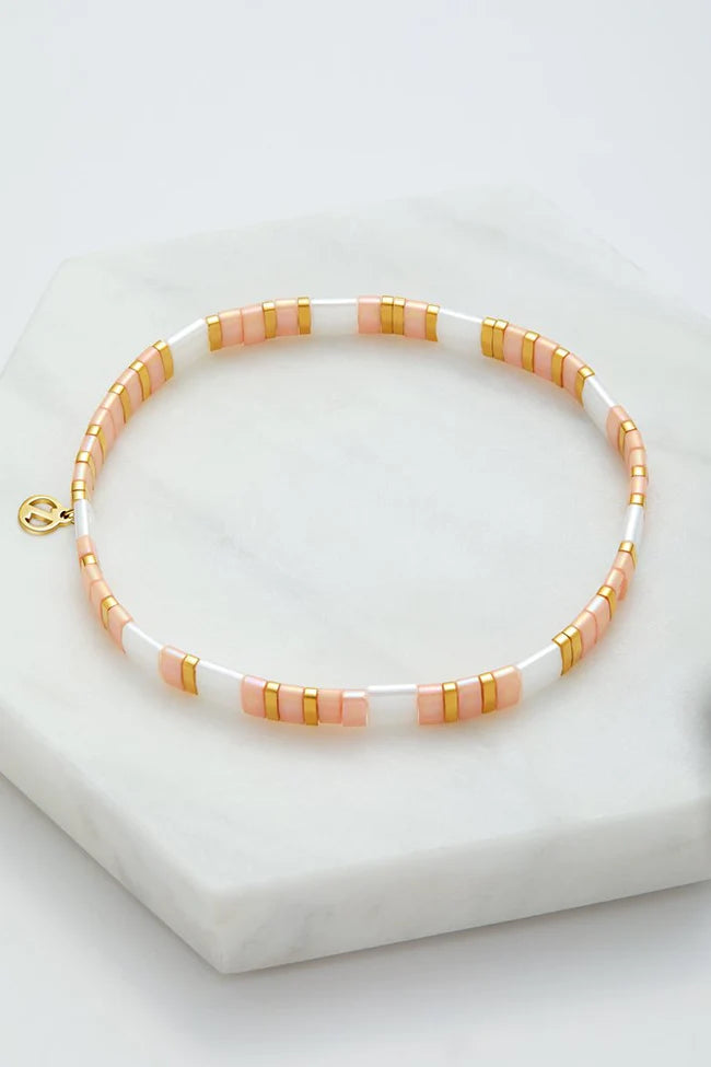 Zafino Tile Bracelet - Pink