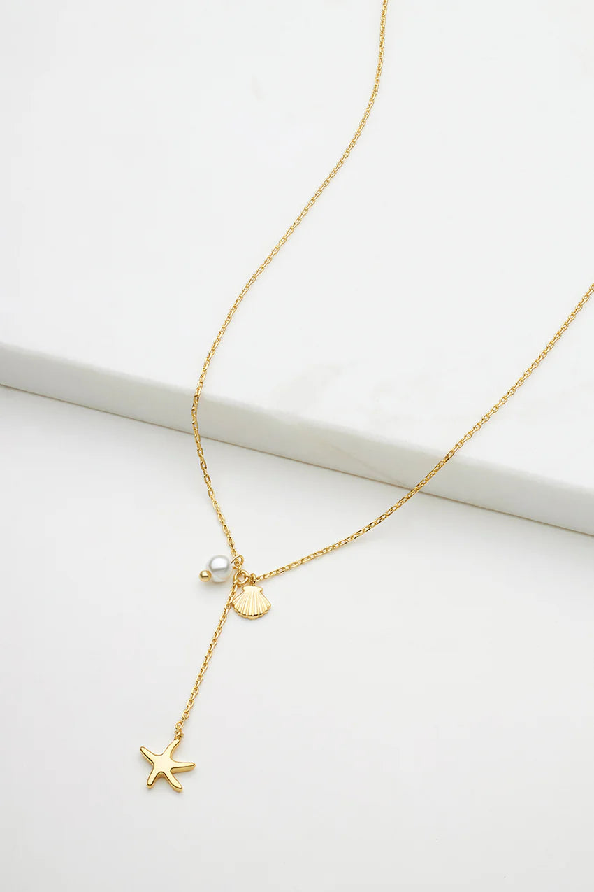 Zafino Starfish Mini Necklace - Gold