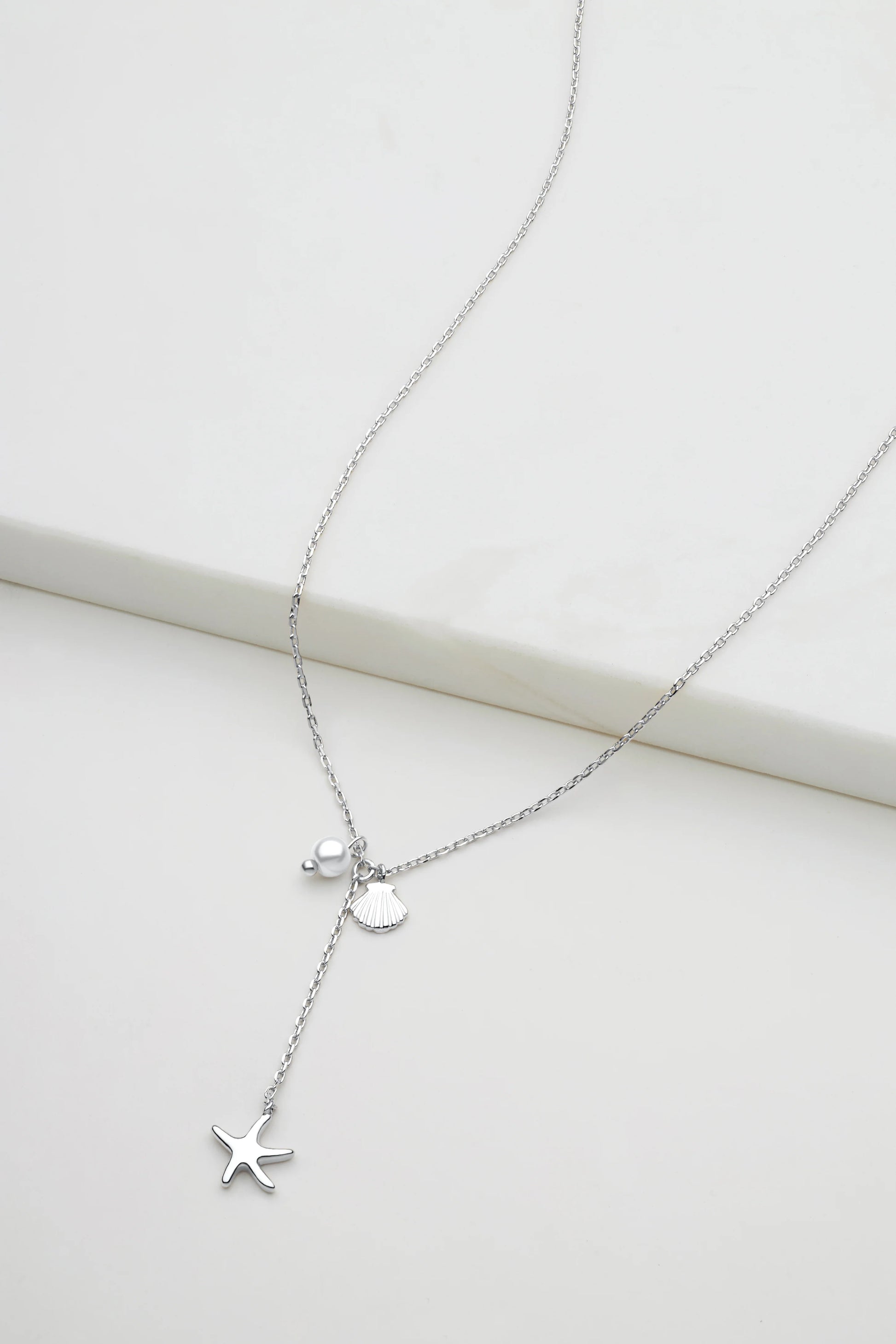 Zafino Starfish Mini Necklace - Silver