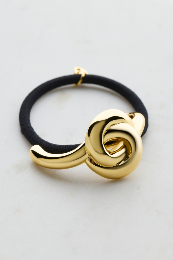 Collection of Zafino Charlie Hair Cuff - Gold in a gallery layout