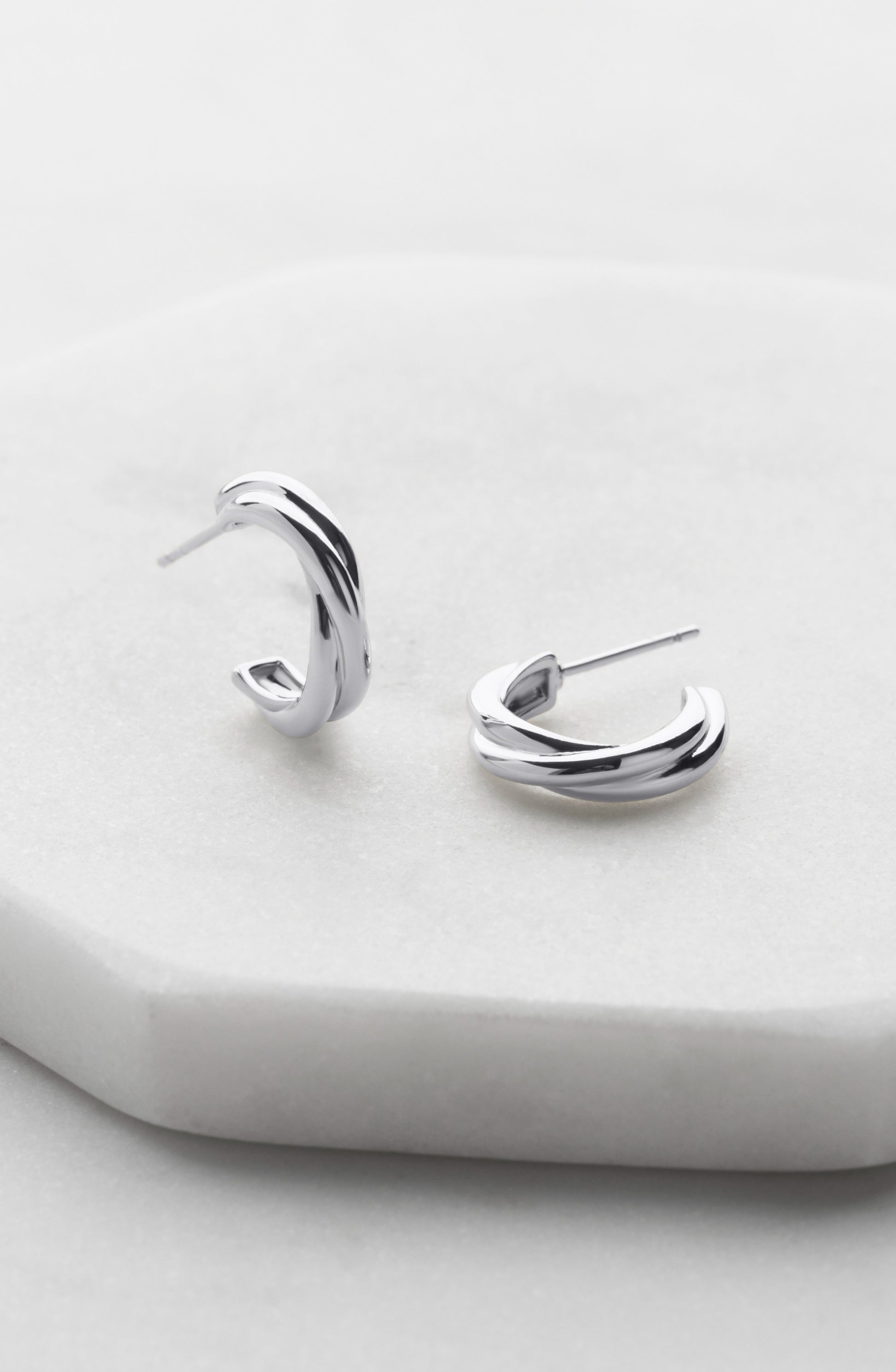Zafino Eloise Hoop - Silver