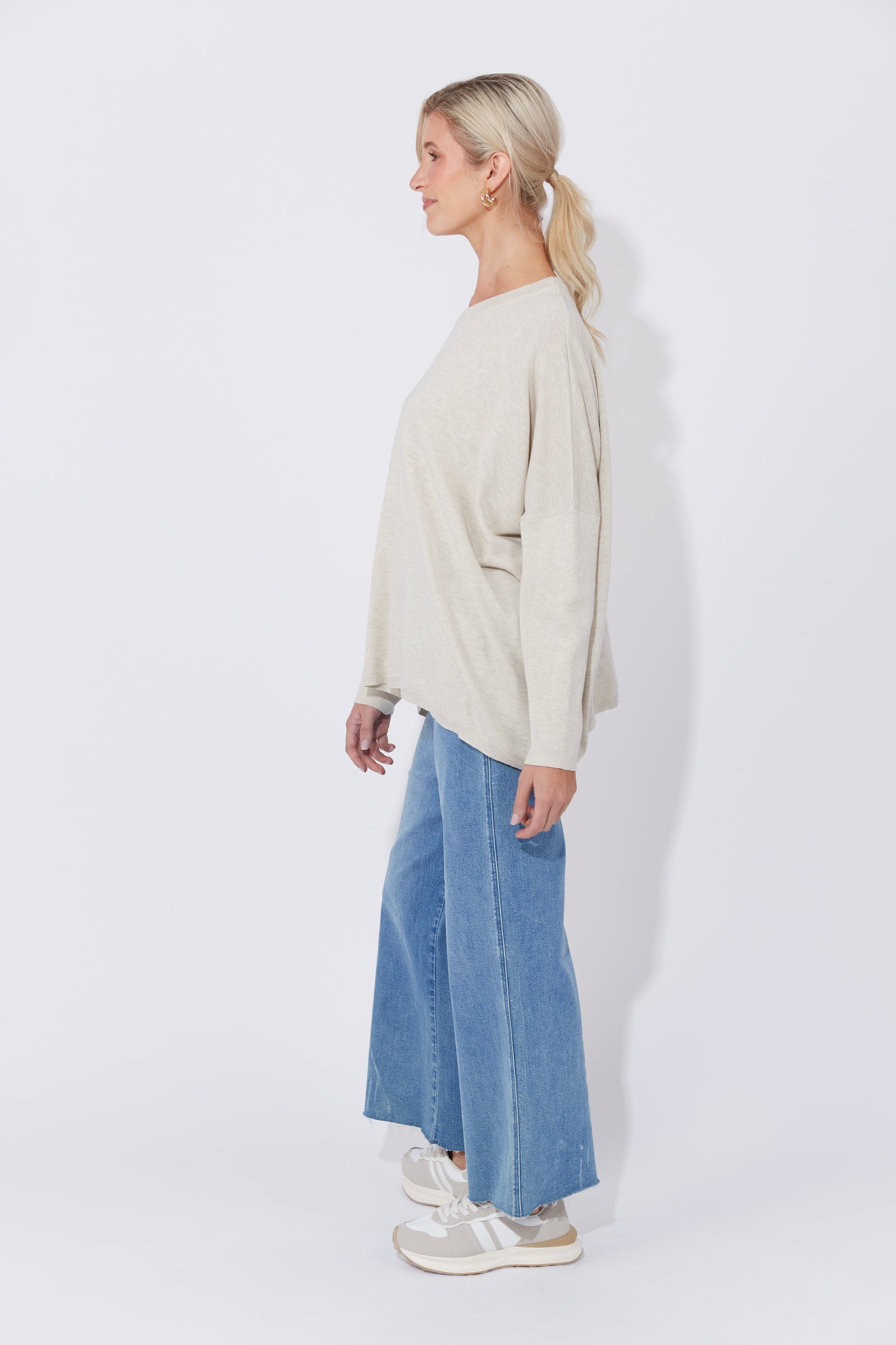 Collection of Haven Jumper - Sand in a gallery layout